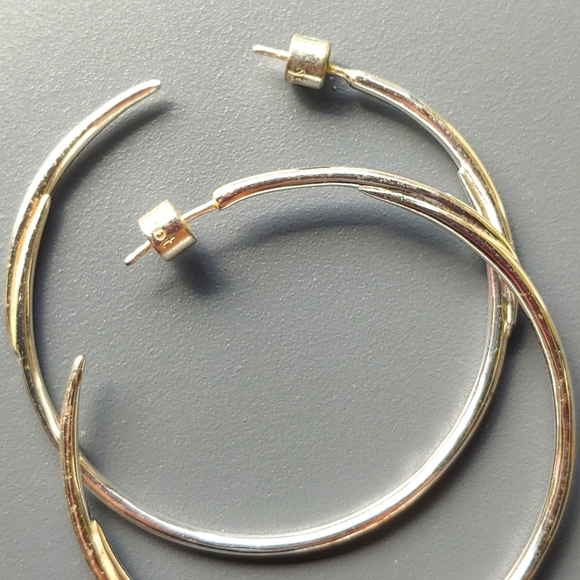 Stella & Dot | Hoop Earrings | Silver - Picture 5 of 5